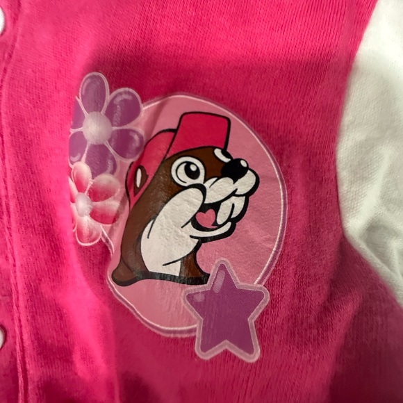 Bucee’s Varsity Jacket Baby 12m Pink - Picture 3 of 7